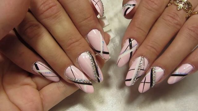 Коррекция, гель лак, роспись красками, Swarovski смотреть онлайн