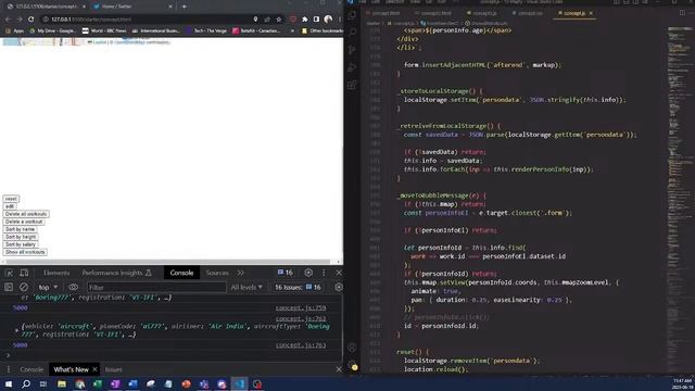 Working on Javascript- building a workout app смотреть онлайн
