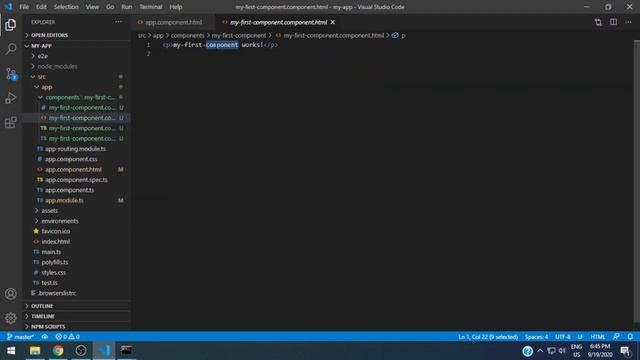 Create Component Angular смотреть онлайн