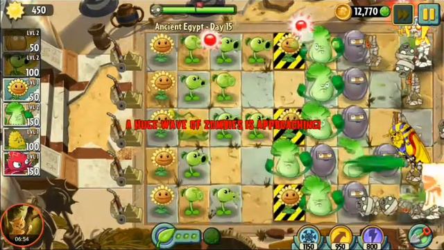 Защищаем подсолнухи | Plants vs Zombies смотреть онлайн