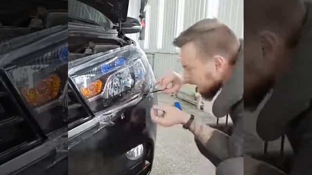 ЗАЩИТА ПЕРЕДНЕЙ ОПТИКИ LADA VESTA АНТИГРАВИЙНОЙ ПЛЕНКОЙ NEVER SCRATCH смотреть онлайн