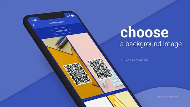 QR Card - your business card in the QR code format on the smartphone lock screen смотреть онлайн