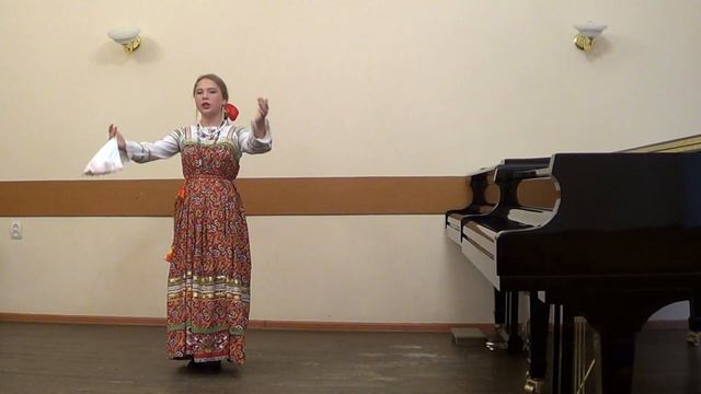 Сорокина Анастасия.Плясовая Смоленской области ,, Грянула музыка,,.