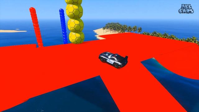 Cars Party - Challenge Police Disney Cars Lightning McQueen Jackson Storm and Friends смотреть онлайн