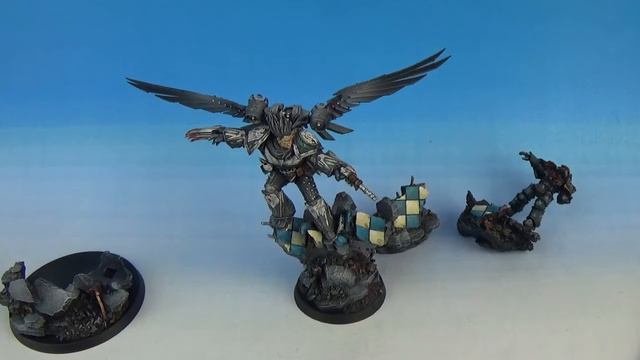 Warhammer 30k Corvus Corax Primarch of The Raven Guard - Painted смотреть онлайн