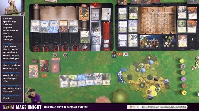 Mage Knight: Tutorial & Playthrough. Featuring new playmats! смотреть онлайн