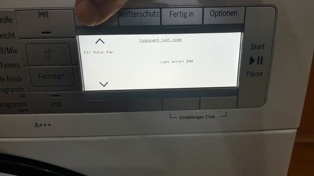 Das Spülprogramm bei Bosch Siemens iq800 Geräten Fehler Behälter leeren смотреть онлайн