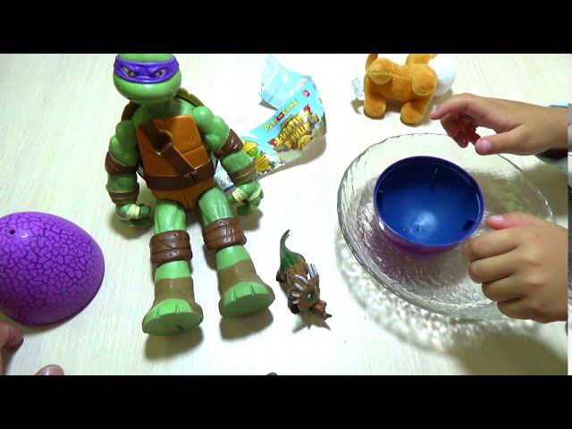 Огромное яйцо сюрприз игрушка распаковка. ЧЕРЕПАШКА НИНДЗЯ Развлекательное видео смотреть на рутуб