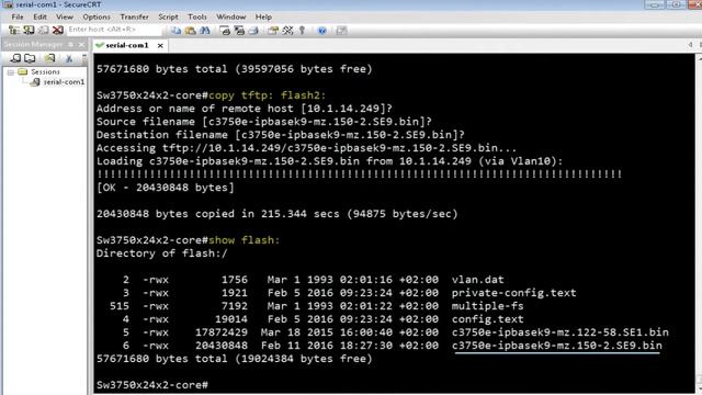 Cisco switches upgrade IOS смотреть онлайн