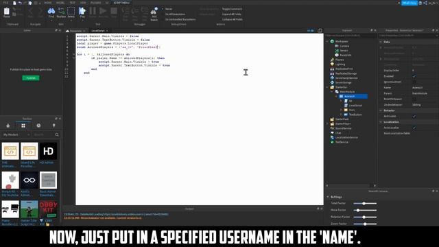 HOW TO CREATE A WHITELIST SCRIPT FOR UTG! | (Roblox - Studio) смотреть онлайн