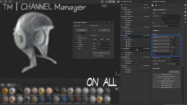 TM Channel Manager - Substance Painter Plugin Python смотреть онлайн