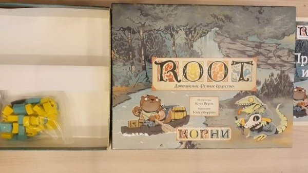 Корни: Речное братство Root: The Riverfolk Expansion Распаковка Unboxing