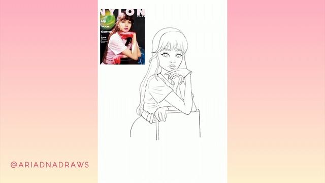 SpeedPaint | Lisa BlackPink | Procreate (Nylon Magazine) смотреть онлайн