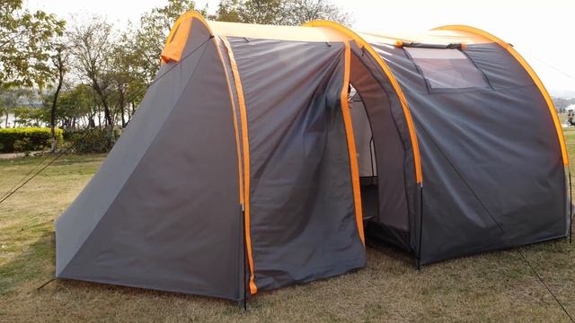 Палатка туристическая 4 местная двухслойная "Байкал" компании Elliprun. смотреть онлайн