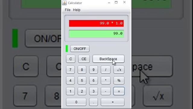 Calculator in Java(Swing) смотреть онлайн