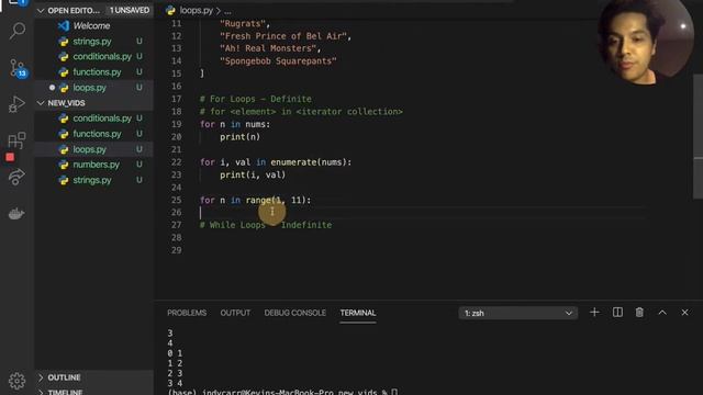 Loops in Python | [Learn Python Series] смотреть онлайн