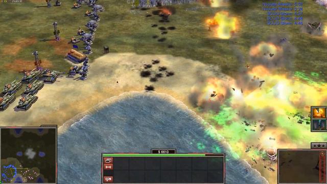Command Conquer Generals Zero Hour Boss General 1 vs 6 Random Hard Generals. (Classic Fortress) смотреть онлайн