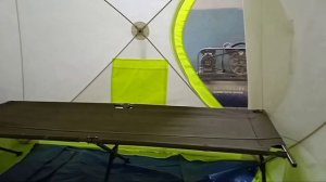 Какая  раскладушка подходит для палатки медведь куб 3.