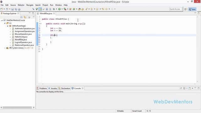 25. IF and IF ELSE Statements in Java смотреть онлайн
