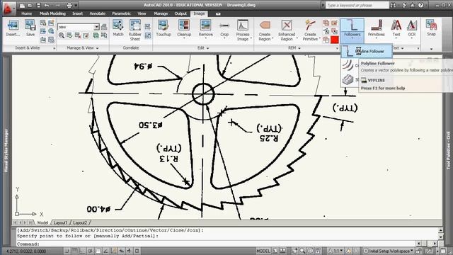 Raster to Vector in Autocad 2010 Raster смотреть онлайн
