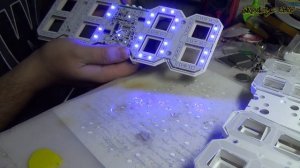 Гаснут правые сегменты когда время доходит до 7:00. Ремонт светодиодных часов?️