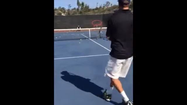 Learn sidespin with the Ace Master tennis targets смотреть онлайн