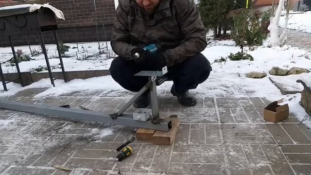 Сборка мачты (стойки, столба) видеонаблюдения своими руками смотреть онлайн