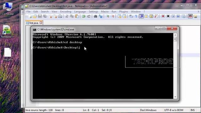 First Java program : Hello World смотреть онлайн