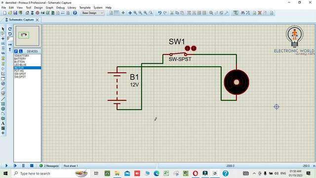 proteus demo basic 4 in telugu (connection of DC motor) #electronic #proteus #proteus8 #learning смотреть онлайн