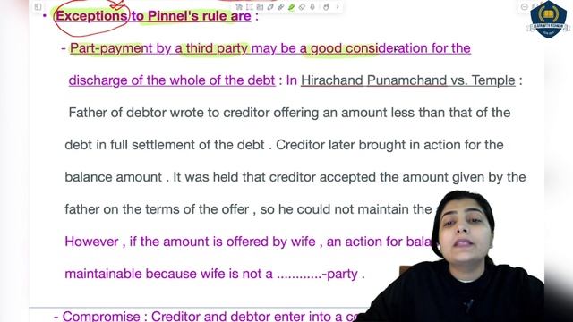 ?Promise to Pay less than the amount due | Indian Contract Act ,1872 | CLAT | Judicial Prep | HJS смотреть онлайн