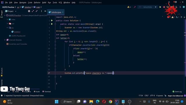 TCS-XPLORE CPA IPA JAVA CODING QUESTION 15 MARKS COUNT SPACES смотреть онлайн