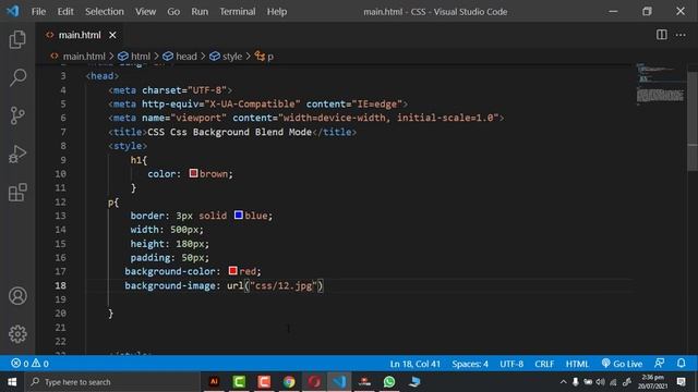 CSS Background Blend Mode Property | Class 26th | || Coding college || смотреть онлайн