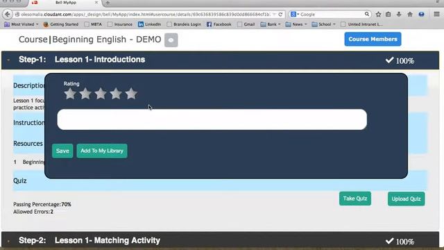 OLE Basic e-Learning Library Demo - Student Functionality смотреть онлайн