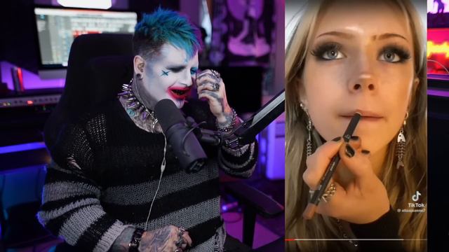 GOTH REACTS TO CRINGE ALT TIKTOK смотреть онлайн