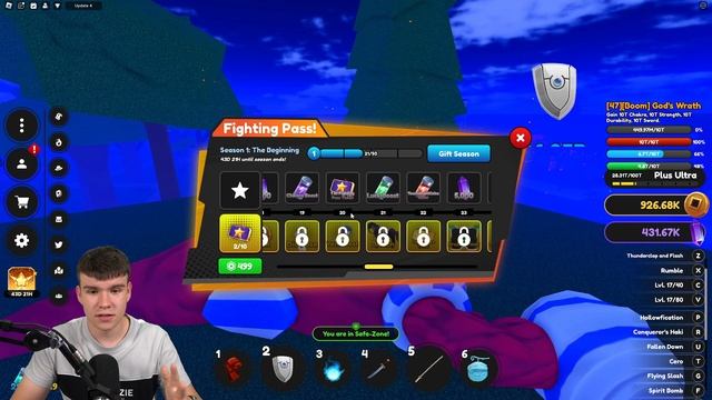 How To GET 10 PREMIUM FIGHTING PASS TICKETS FAST In Roblox Anime Fighting Simulator X! смотреть онлайн