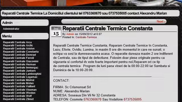 Reparatii Centrale Termice Herman Constanta смотреть онлайн
