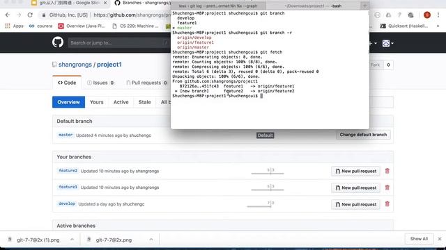git 入门到精通：7.7 git本地、远程分支同步(git fetch VS git pull) смотреть онлайн