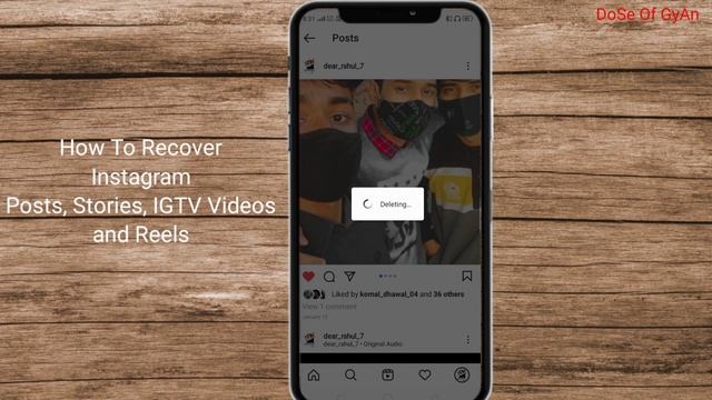 How To Recover Instagram Posts Reels IGTV Videos and Stories | Instagram Delete Post Recovery Hind смотреть онлайн