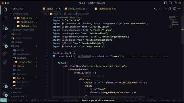 Spotify Clone | Setting Up Context in React | Adding Song Context | #38 | Entri Elevate Hindi смотреть онлайн