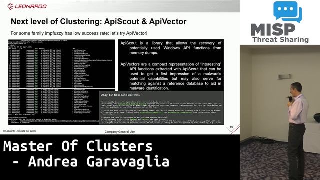 MISP Summit 2018: Master Of Clusters - Andrea Garavaglia смотреть онлайн