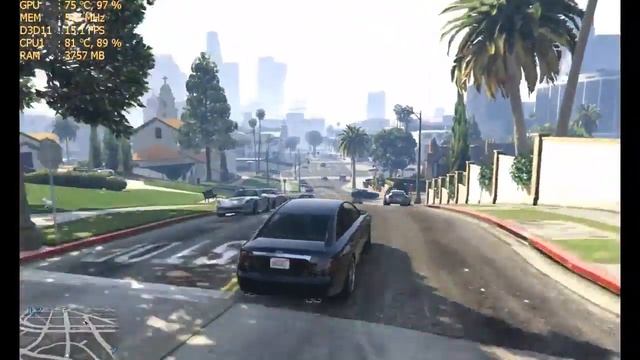 GTA 5 на видеокарте Asus GT610 смотреть онлайн