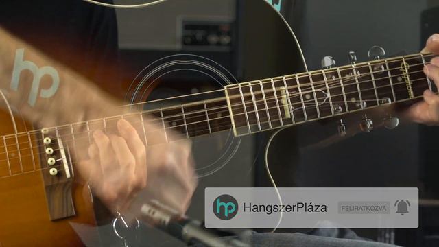 Epiphone J-45 EC Studio elektro-akusztikus gitár смотреть онлайн