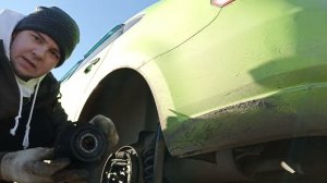 Поло Седан быстрая замена задней ступицы с подшипником. SAT