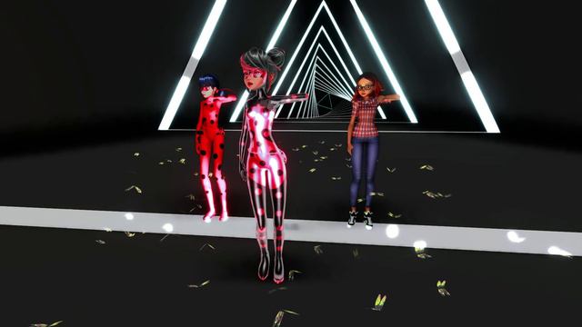 [MMD LadyBug] LadyBug X Alya X ShadyBug - Adios By TarGravitel