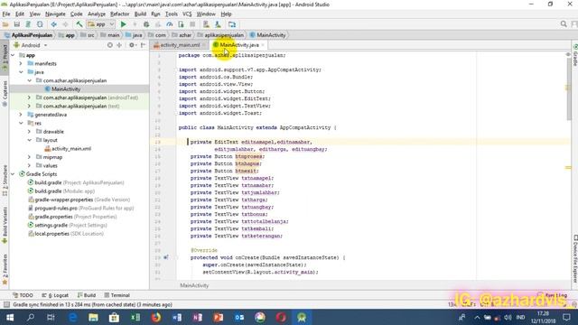Tutorial Membuat Aplikasi Penjualan dengan Android Studio смотреть онлайн