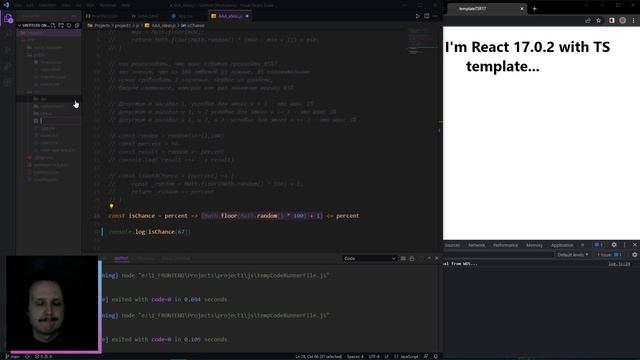 #3 // Разработка React RPG Cyberpunk игры // Знакомство с JS Random // Junior + || Middle - смотреть онлайн