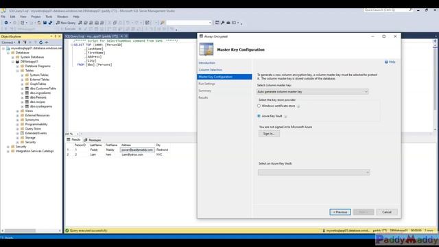 Azure SQL Database Encrypted at REST Always | Database Encrypt | Tables Always Encrypt | Key Vault смотреть онлайн