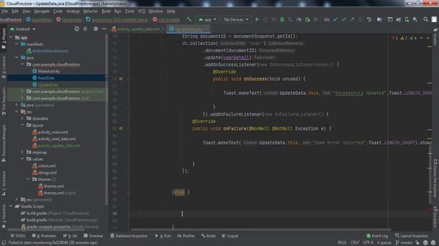 Firebase Cloud Firestore - Android studio tutorial || Update data on Cloud Firestore || #3 смотреть онлайн