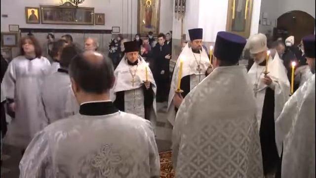 8 января 2020 18:00 - Всенощное бдение в неделю 29-ю по Пятидесятнице, по Рождестве Христовом. смотреть онлайн