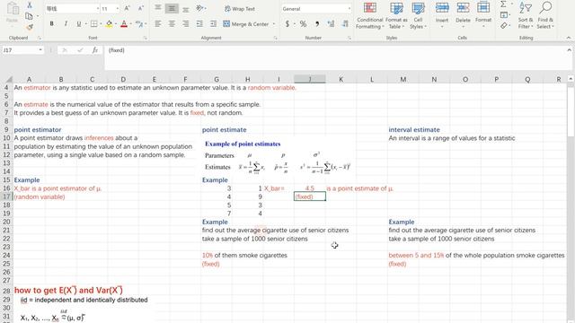 [Excel for Introductory Statistics] Chapter 4 - Episode 1 - Point Estimate and Interval Estimate смотреть онлайн